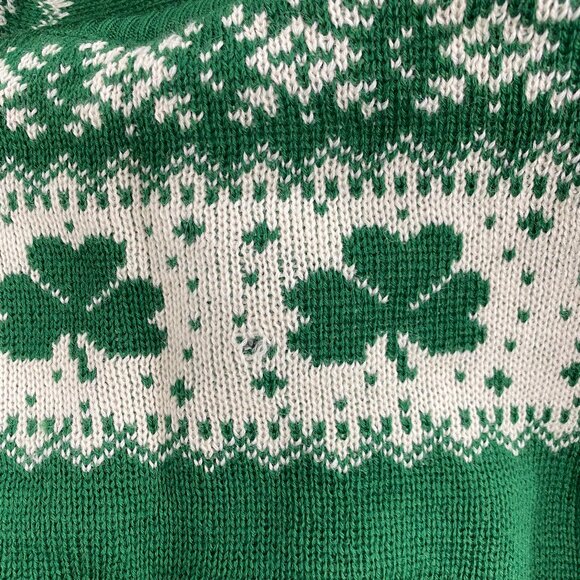 Vintage Blarney Castle Pure Wool  Sweater Made in Ireland Size Small - Picture 11 of 12